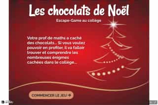 Les chocolats de Noël